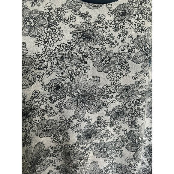 Original Penguin Munsingwear Short Sleeve Blue Ringer T-Shirt Floral Print XL - Picture 4 of 6